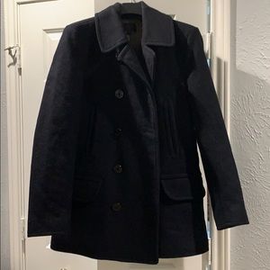 J Crew Dock Peacoat with Thinsulate